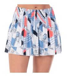 Women's skirt Lucky in Love Snake Rattle N' Roll Long Snake Point Smocked Skirt - bluemarine