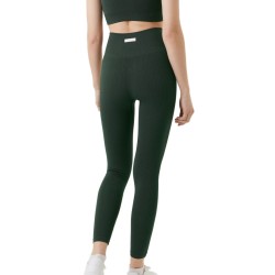Women's leggings Bj_rn Borg Sthlm Seamless Rib Tights - deep forest green