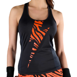 Women's top Hydrogen Tiger Tech Tank Top - black/orange tiger