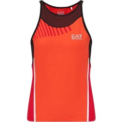 Women's top EA7 Woman Jersey Tank - fiesta