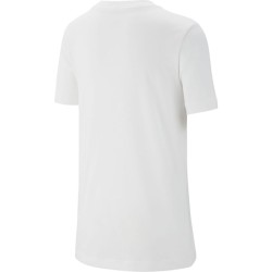 Boys' t-shirt Nike NSW Tee Embedded Futura B - white/black