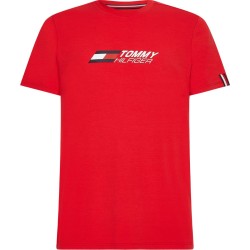 Men's T-shirt Tommy Hilfiger Essentials Big Logo SS Tee - primary red