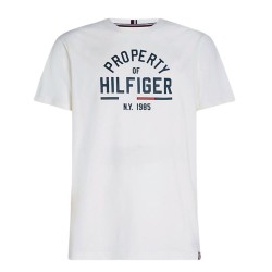Men's T-shirt Tommy Hilfiger Graphic SS Tee - ancient white