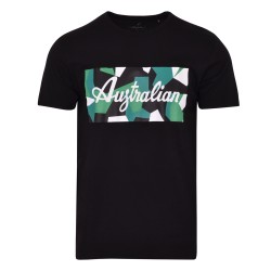 Men's T-shirt Australian T-Shirt Cotton Printed - nero/altro colore