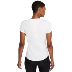 Women's T-shirt Nike One Dri-Fit SS Slim Top W - white/black