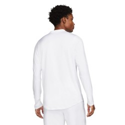 Men's long sleeve T-shirt Nike Dri-Fit Advantage Camisa M - white/white/black