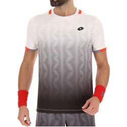 Men's T-shirt Lotto Top IV Tee 2 - all black/bright white