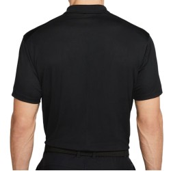 Men's Polo T-shirt Nike Court Dri-Fit Pique Polo M - black/white
