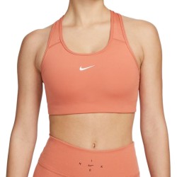 Women's bra Nike Swoosh Bra Pad W - madder root/white