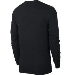 Men's long sleeve T-shirt Nike Sportswear Club Tee LS - black/white