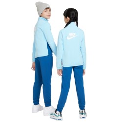 Grils' tracksuit Nike Kids Sportswear Tracksuit - aquarius blue/court blue/white