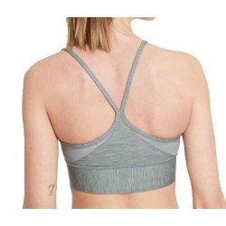 Women's bra Nike Dri-Fit Indy LL Bra W - grey/pure/black