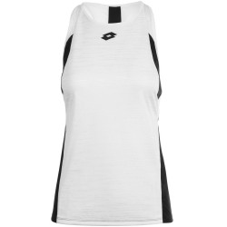 Women's top Lotto Top Ten II W Tank PL - bright white/all black