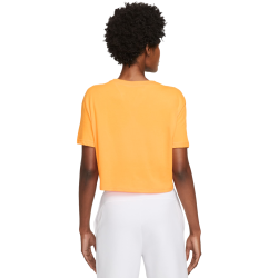 Women's T-shirt Nike Dri-Fit Slam Crop Top - sundial