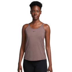 Women's top Nike One Classic Dri-Fit Tank - smoke mauve/black