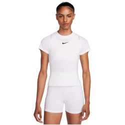 Women's T-shirt Nike Court Dri-Fit Advantage Top - white/white/white/black