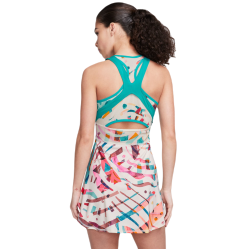 Women's dress Nike Court Dri-Fit Slam Tennis Dress - coconut milk/teal nebula/black