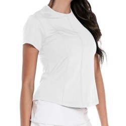 Women's T-shirt Lucky in Love Core Center Court Short Sleeve - white