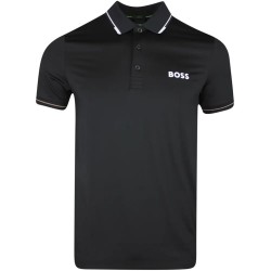 Men's Polo T-shirt BOSS Paul Pro Slim Fit Polo Shirt - black