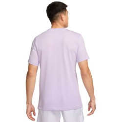 Men's T-shirt Nike Court Dri-Fit Tennis T-Shirt - violet mist