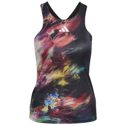 Women's top Adidas Melbourne Tennis Y-Tank Top - multicolor/black
