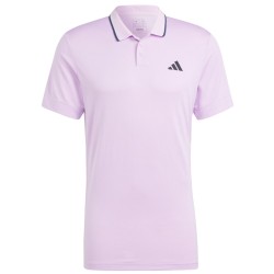 Men's Polo T-shirt Adidas Tennis Freelift Polo - bliss lilac/orchid fusion