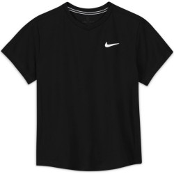 Boys' t-shirt Nike Court Dri-Fit Victory SS Top B - black/black/white