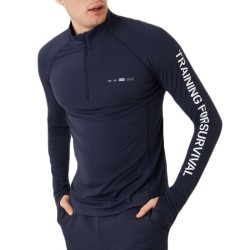 Men's Jumper Bj_rn Borg Borg Midlayer Half Zip - night sky