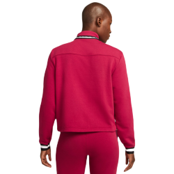 Women's jumper Nike Court Dri-Fit Heritage Fleece - noble red/red stardust