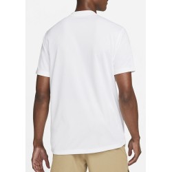 Men's Polo T-shirt Nike Men's Court Dri-Fit Blade Solid Polo - white/black