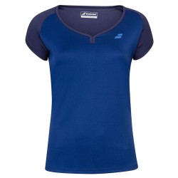 Women's T-shirt Babolat Play Cap Sleeve Top Women - estate blue