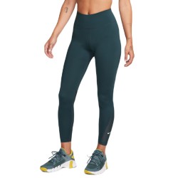 Women's leggings Nike One Dri-Fit Mid-Rise 7/8 Tight - deep jungle/white