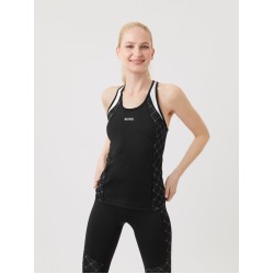 Women's top Bj_rn Borg Borg Block Tank W - black/beauty