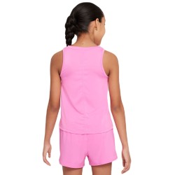 Girls' T-shirt Nike Kids Dri-Fit One Training Tank - playful pink/white