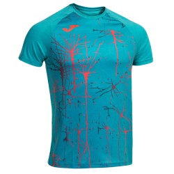 Men's T-shirt Joma Elite IX Short Sleeve T-Shirt M - turquoise