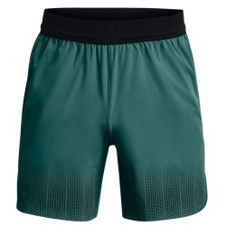 Men's shorts Under Armour Men's UA Armor Print Peak Woven Shorts - coastal teal/black