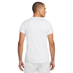 Men's T-shirt Nike Men's Dri-Fit Advantage Crew Top - white/black