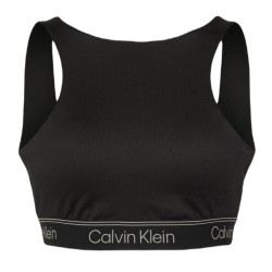 Women's bra Calvin Klein Medium Support Sports Bra - black beauty