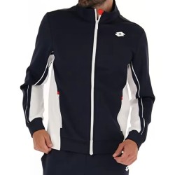 Men's Jumper Lotto Squadra II Jacket - navy blue/bright white