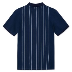 Men's Polo T-shirt Fila Hooper Oversized Polo Shirt Men - black iris