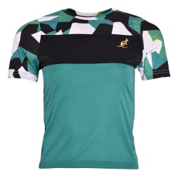 Boys' t-shirt Australian Ace T-Shirt With Camo Jungle - verde oltremare