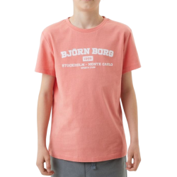 Boys' t-shirt Bj_rn Borg Sthlm T-Shirt - burnt coral