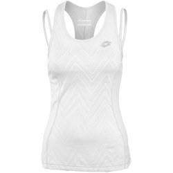 Women's top Lotto Nixia IV Tank + Bra - white