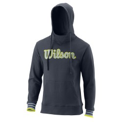 Men's Jumper Wilson Script Eco Cotton PO Hoody Slimfit - india ink