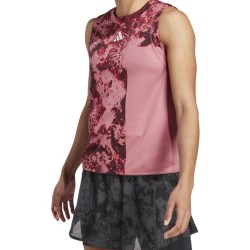 Women's top Adidas Paris Logo Tank - pink strata