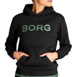 Women's jumper Bj_rn Borg Hood W BB Logo - black beauty