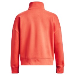 Women's jumper Under Armour Women's UA Rival Fleece 1 Zip - after burn/white