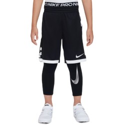 Boys' trousers Nike Pro Warm Dri-FIT Full Length Tight - black/black/white