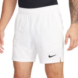 Men's shorts Nike Court Dri-Fit Advantage 7" Tennis Short - white/white/black