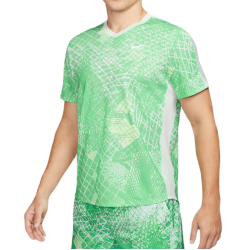 Men's T-shirt Nike Court Dri-Fit Victory Novelty Top - spring green/barely green/white